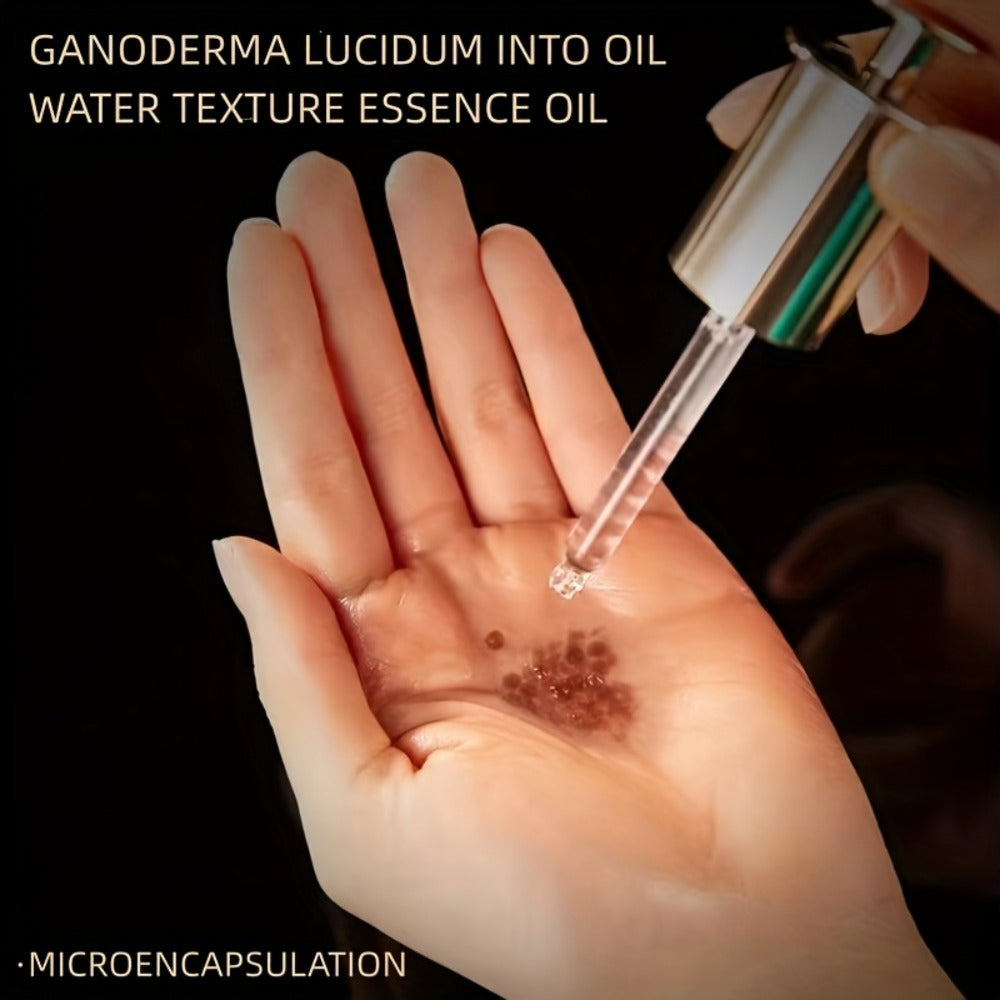 Collagen Peptide Face Oil with Ganoderma Spores & Mushroom Extract – Anti-Aging Firming Brightening Serum Oil for Radiant Youthful Skin
