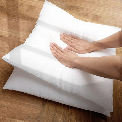Outdoor Pillow Inserts 4/6 Pack, Soft or Waterproof Throw Pillow Forms for Sofa, Bed & Patio, 12x20-20x20 Inch
