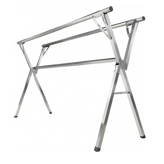Clothes Drying Rack Collapsible Freestanding, Heavy Duty Stainless Steel Laundry Drying Rack Indoor Outdoor