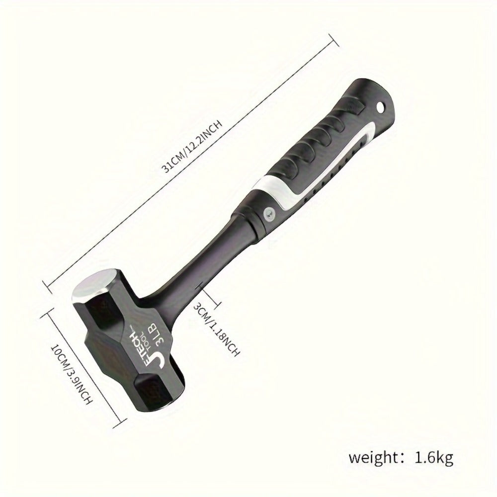 Octagonal Hammer 2/3/, Handle, Professional Masonry & Demolition Sledge Hammer for Stone, Concrete