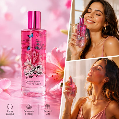 Perfume for Women in 3.4 oz Pink Spray with Mango, Grapefruit and Wild Strawberry Profile, 1 or 2 Pack