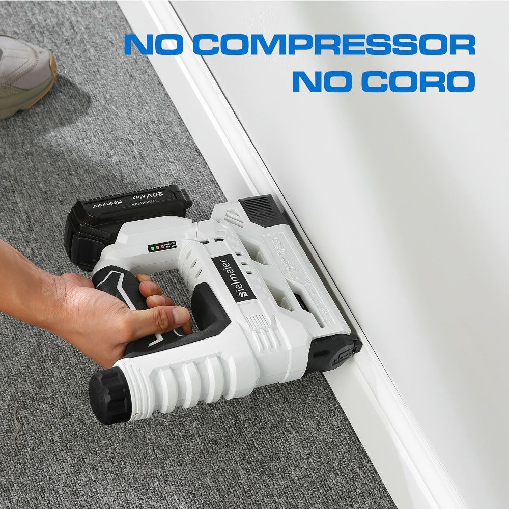 Cordless Stapler Nailer 2-in-1, 20V/4V Brad Nailer Without Compressor, with Safety Striker Guard