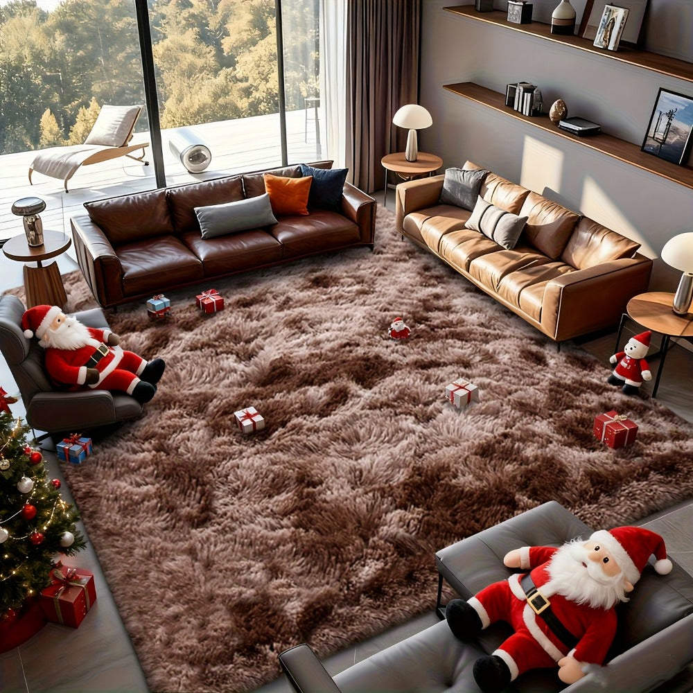 Shag Rug Fluffy Thick Area Rug - Fuzzy Tufted Plush Carpet for Bedroom & Living Room, Floor Mat in Multiple Colors & Sizes