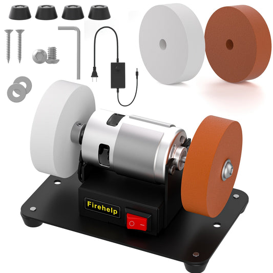 Mini Belt Sander – 7-Speed Adjustable Electric Belt Grinder with Pure Copper Motor for Grinding, Sharpening & Polishing Wood & Metal