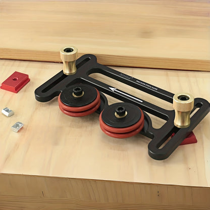Feather Board Roller Guide for Table Saw, Aluminum Alloy One-Way Safety Stock Feeder with T-Track Mount