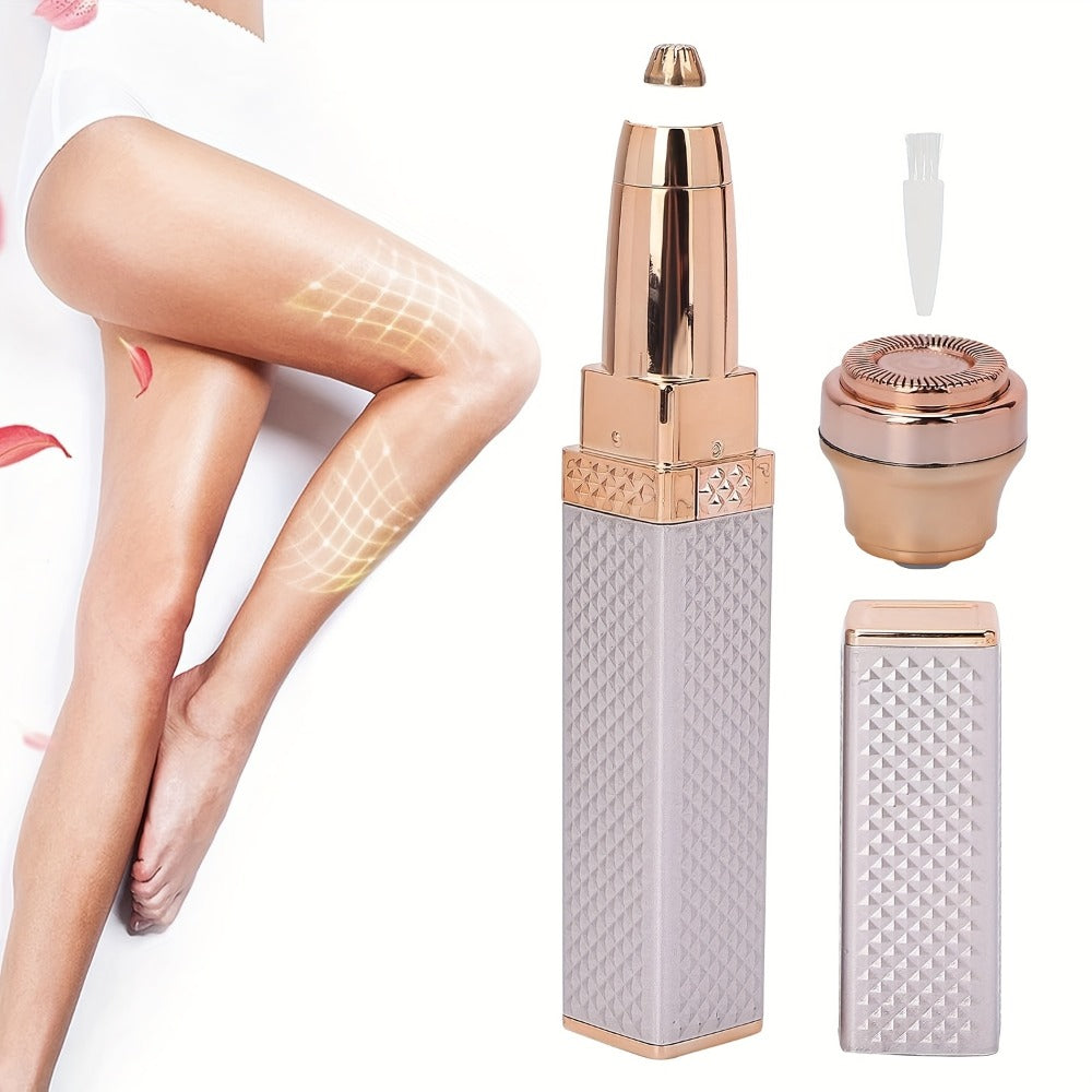 Facial Hair Trimmer for Women, 2-in-1 Electric Eyebrow Trimmer & Lip Hair Remover, Precision Face Hair