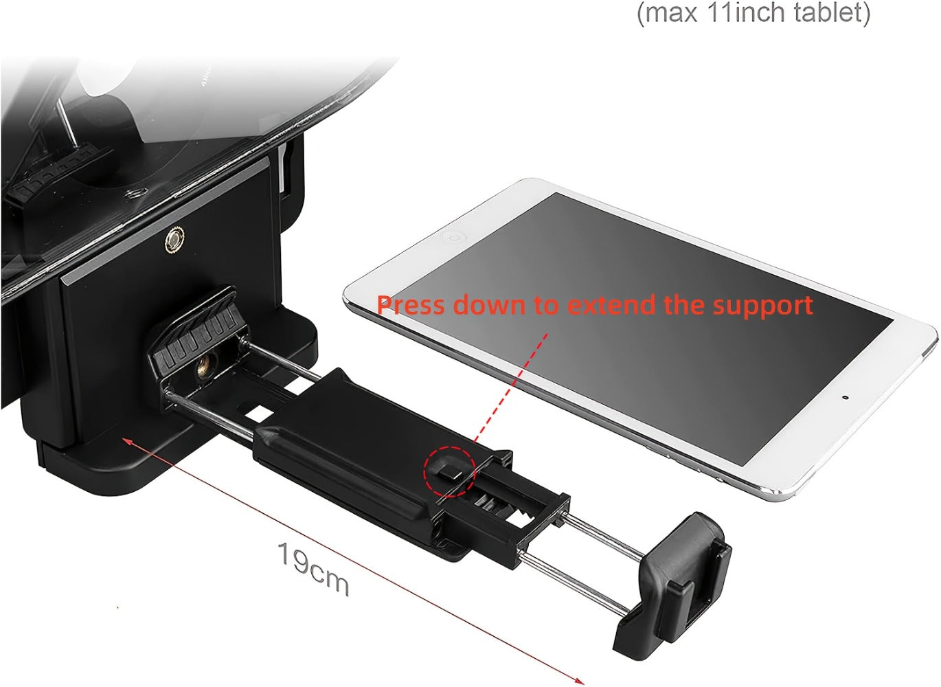 A10 Portable Teleprompter for Smartphone & DSLR Camera, Phone Holder & Remote Control for Video Recording