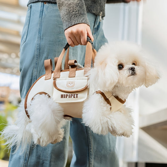 Small Dog Cat Sling Carrier Bag | Breathable Mesh Single Shoulder Pet Carrying Bag, Hands-Free Adjustable Strap