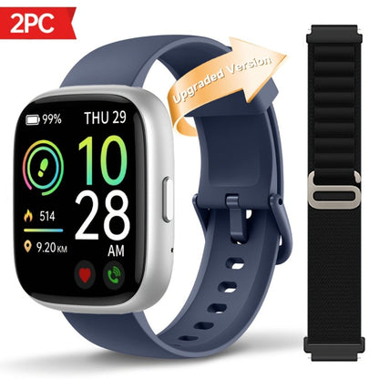 Smartwatch Alexa Built-in 1.83" HD – Wireless Calling, 100+ Sport Modes, Heart Rate, SpO2 and Sleep Readouts, Optional Woven