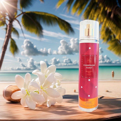 Body Mist Perfume Spray 8oz – 12 Scents Floral Hair & Body Fragrance for Women, Rose, Cherry Blossom, Beach, Long-Lasting Light Scent
