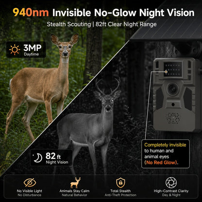 4G Cellular Trail Camera 2K No WiFi Required with Phone App Remote View, Wireless Game Camera for Deer Hunting