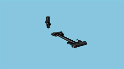 High Pressure Rainfall Handheld Shower Head Combo, 11-Inch Extension Arm, 9 Settings, 180° Adjustable, Anti-Leak with Holder