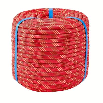 Double Braided Nylon Rope 1/2 Inch Polyester, 100ft 150ft 200ft Multi-Color for Anchoring Towing Cargo Sailing Dock Lines & Outdoor Use