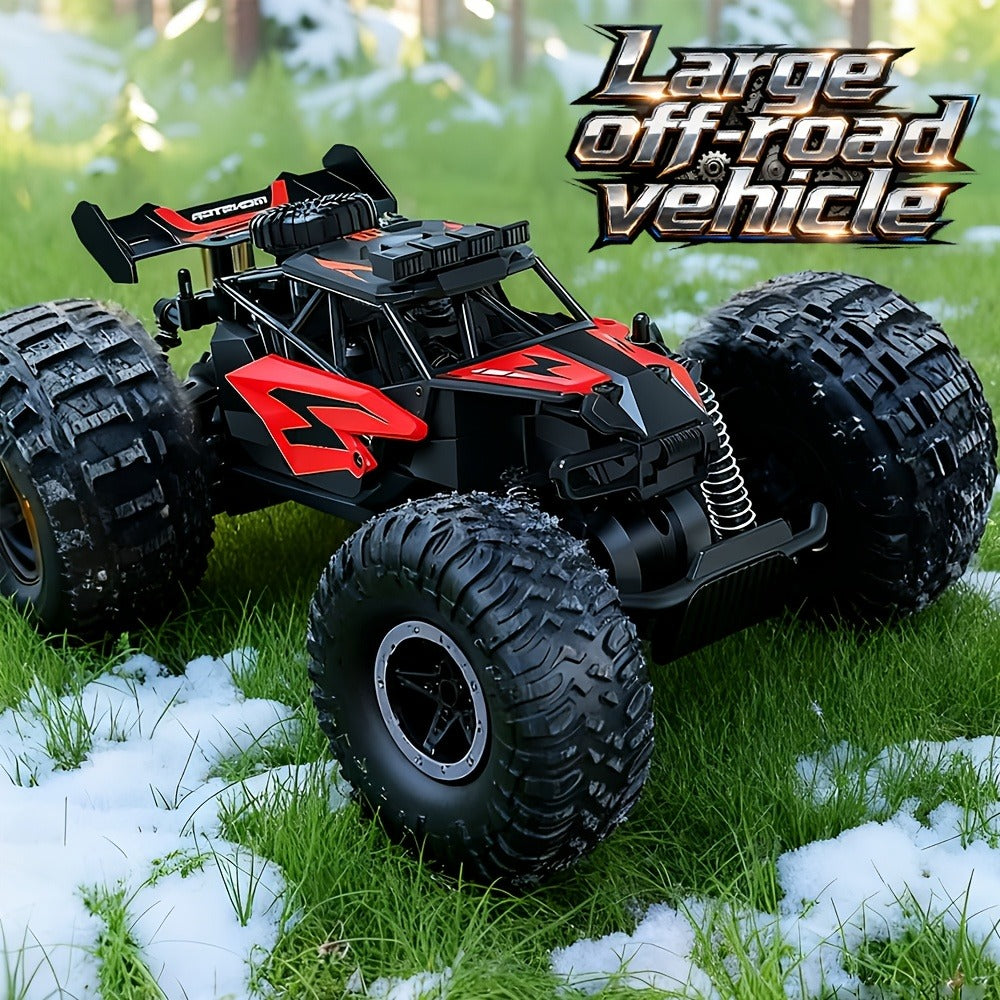 RC Off-Road Truck for Kids Ages 6+, High Speed Remote Control Car Alloy Steel Body Full-Function 4WD Monster Truck Toy for Boys