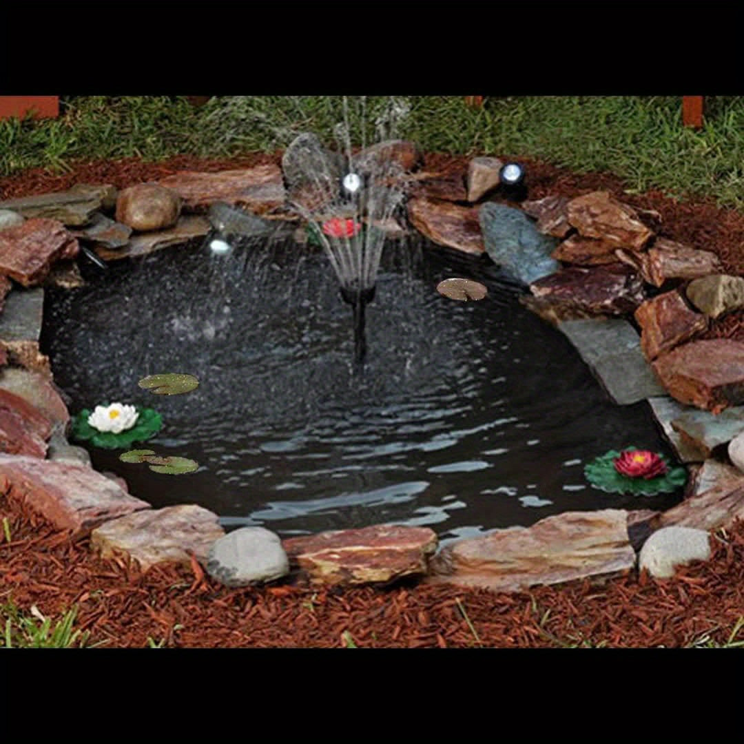 Pond Liner, HDPE Garden Fish Pond Water Feature Landscape for Garden, Patio and Yard Use, with the Listed Configuration