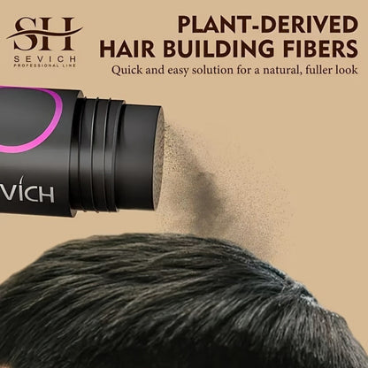 Keratin Hair Fibers 3-Piece Kit with Spray Pump & Optimizer, Instant Thickening Powder for Thinning Hair & Beard