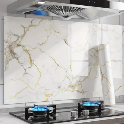 3D Marble Peel and Stick Wall Tile Stickers Self Adhesive Removable Wallpaper Roll for Kitchen Backsplash Bathroom Living Room Bedroom Wall