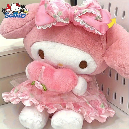 Kawaii Sanrio Plush Toy 12 Inch, Hello Kitty Kuromi My Melody Stuffed Animal Doll for Girls Kids Teens