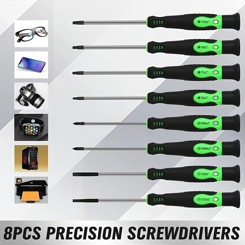Screwdriver Organizer Set with 69- or 118-Piece Rack Configurations in Green, Red or Orange and Blue