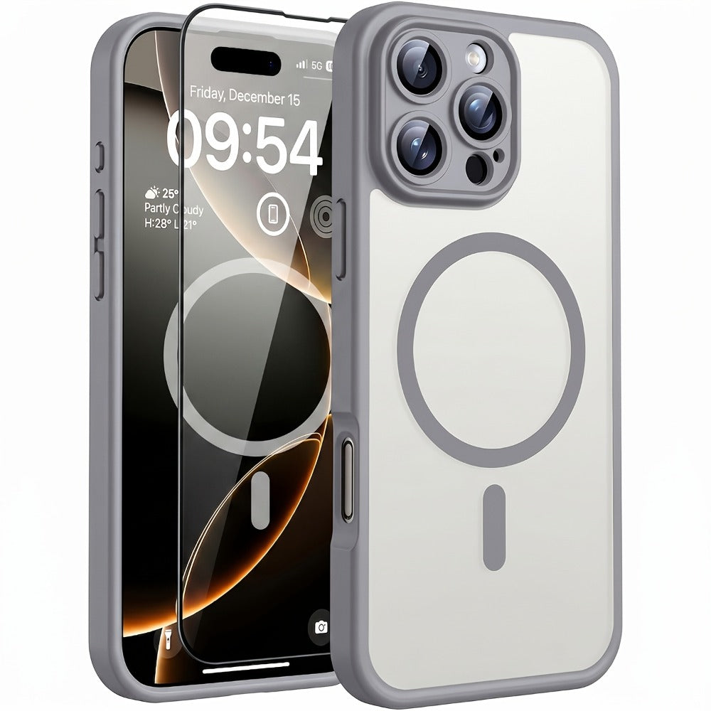 MagSafe iPhone Case Magnetic Matte Translucent Drop-Resistant Full Camera Protection Slim Frosted for an Everyday Personal Care Routine