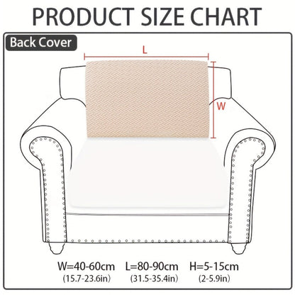 Sofa Cover Sectional Panel Options for Single to 4 Seats, Chaise, Armrest Pair or Backrest in Five Colors