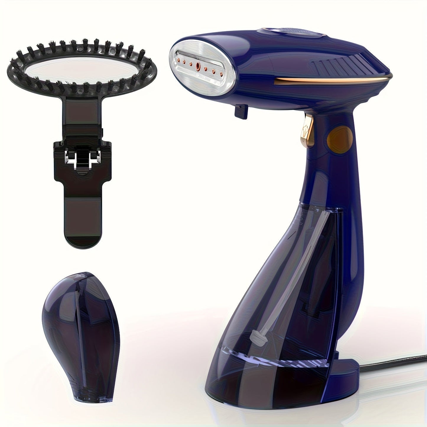 1500W Handheld Garment Steamer with Wide Steam Head, Detachable Tank Area and Two Preserved Model Labels