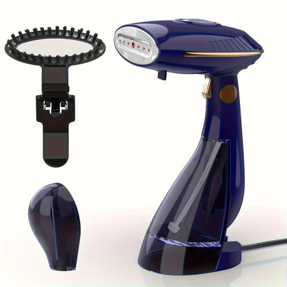 1500W Handheld Garment Steamer with Wide Steam Head, Detachable Tank Area and Two Preserved Model Labels