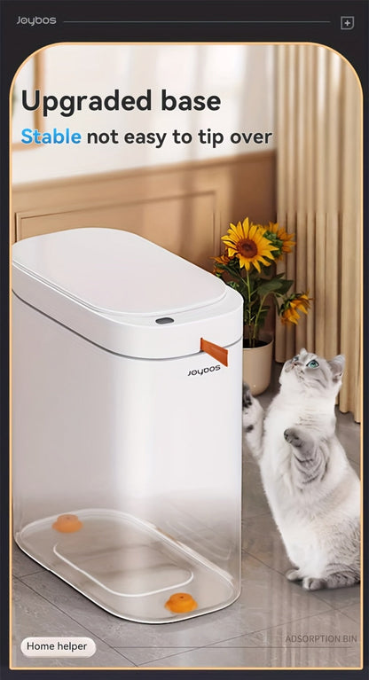 Sensor Trash Can Self-Emptying 3.8 Gallon with Drawstring Bags – Hands Free Infrared Smart for Home Cooking, Dining and Outdoor Meals