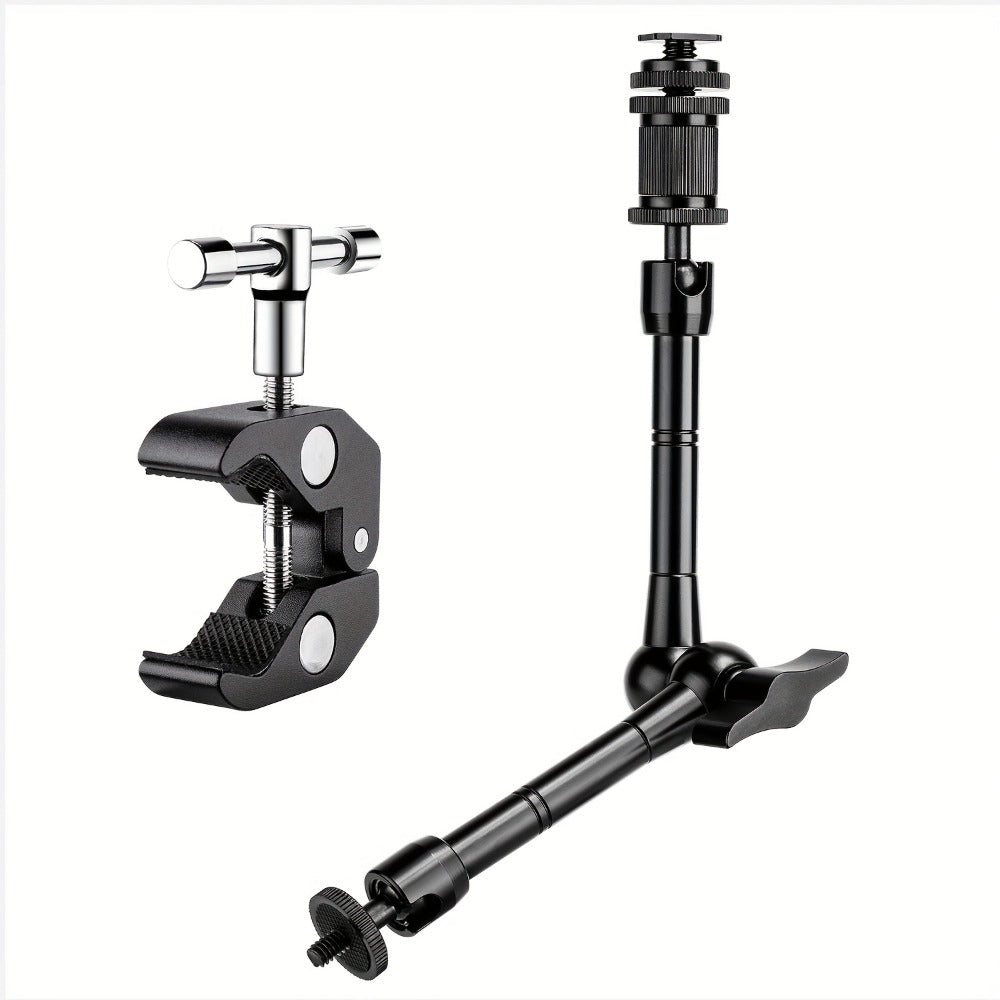 Magic Arm 11 Inch Friction Articulating with Super Clamp, Camera Arm for DSLR, LCD Monitor, LED Light