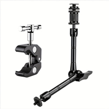 Magic Arm 11 Inch Friction Articulating with Super Clamp, Camera Arm for DSLR, LCD Monitor, LED Light