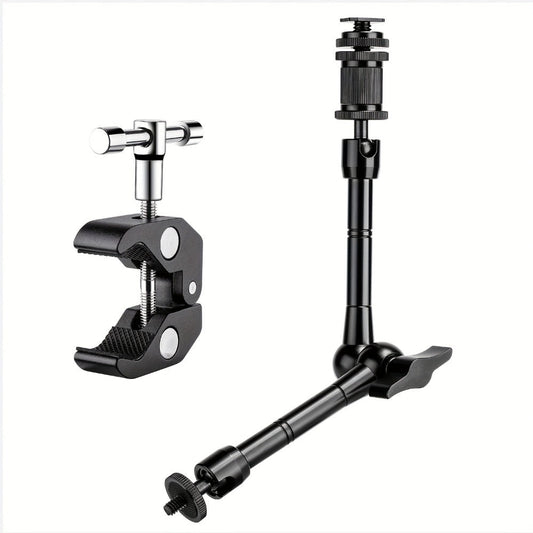 Magic Arm 11 Inch Friction Articulating with Super Clamp, Camera Arm for DSLR, LCD Monitor, LED Light