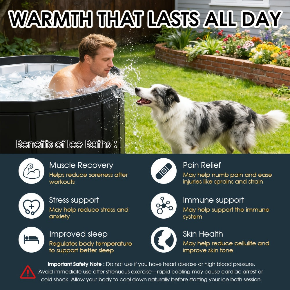 Inflatable Hot Tub 41.3in 150.58gal for Garden, Patio and Yard Use, with the Listed Configuration