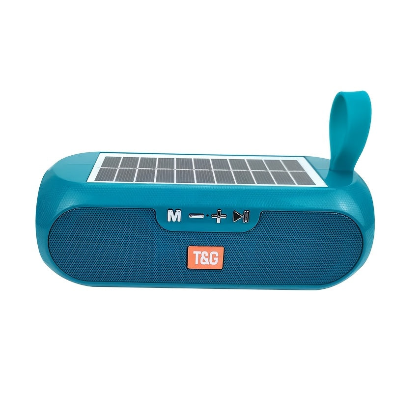 TG182 Solar Powered Bluetooth Speaker, 10W Outdoor Wireless Speaker, 1200mAh Battery, TF Card, FM Radio