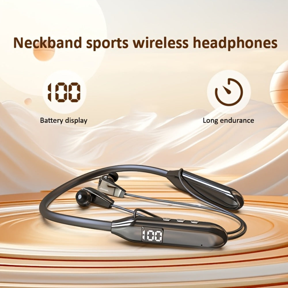 Neckband Sport Bluetooth Earphones Wireless In-Ear Flexible Neckband Extra Long Battery Life for an Everyday Personal Care Routine