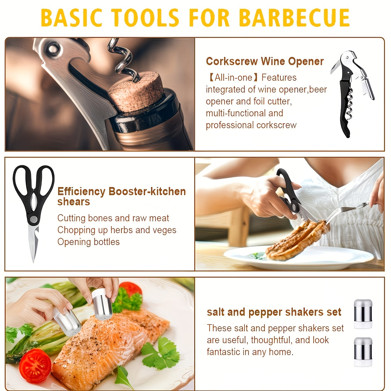 BBQ Griddle Tool Set with Aluminum Case, Oversized Spatula, Griddle Cover & Grill Scraper, Portable Outdoor Grilling Kit for Camping Parties