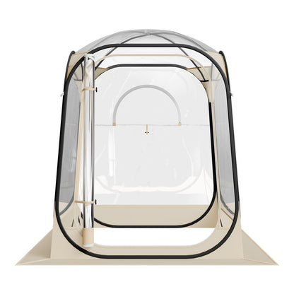 Pop Up Bubble Tent Clear Pod for Garden, Patio and Yard Use, with the Listed Configuration