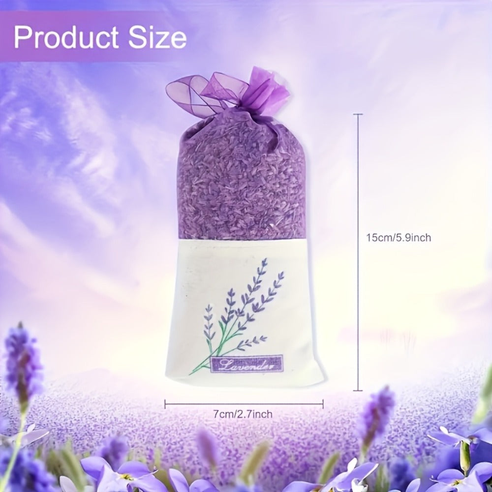Lavender Scented Sachets Bags for Drawer Wardrobe Closet Car Fragrance - 5A Grade Fresh for Entryways, Bedrooms and Living Spaces