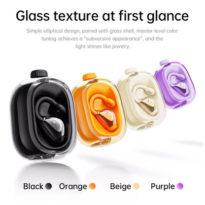 40H Open Ear Clip Earbuds OWS 6.0 TWS Sport Wireless Headphones Noise Cancelling Mic for Bedside Audio, Alarms and Room Entertainment