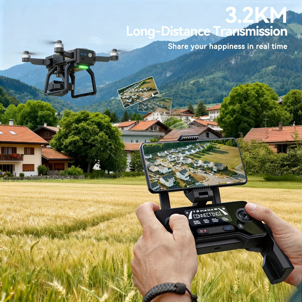 Bwine F7GB2 4K GPS Drone with 3-Axis Gimbal with the Listed Color, Size or Set Options for Everyday Use