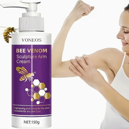 Body Cream VONEVOS Five 150g Pump Bottles with Bee Venom, Hyaluronic Acid and Collagen for External Arm Application