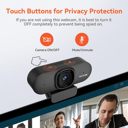 4K Webcam AI Auto Framing True Autofocus with Dual Noise Canceling Mics & 90° FOV for an Everyday Personal Care Routine