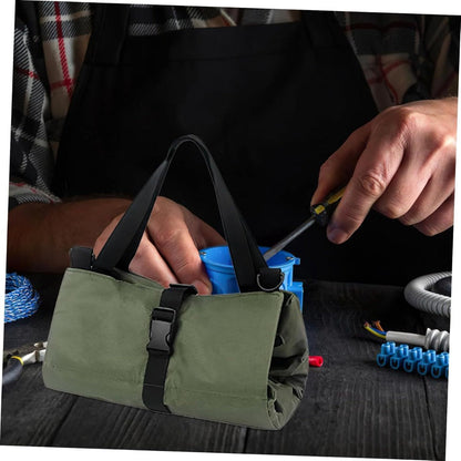 Collapsible Tool Bag Organizer for Hardware Storage | Foldable Tool Kit Bag for Carpentry Electricians Automotive Repairs Outdoor | Portable