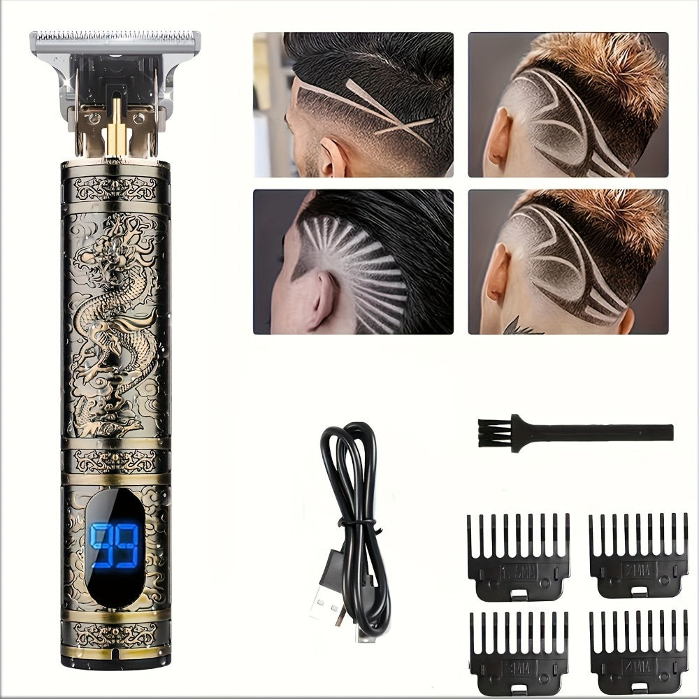 Vintage Bronze LCD Lighter - Novelty Antique Style Windproof Lighter with Dragon Skull Buddha for Entryways, Bedrooms and Living Spaces