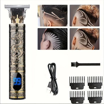 Vintage Bronze LCD Lighter - Novelty Antique Style Windproof Lighter with Dragon Skull Buddha for Entryways, Bedrooms and Living Spaces