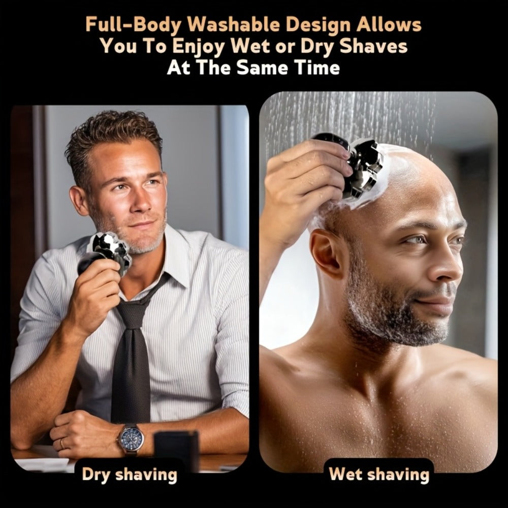 Electric Razor for Women 5-in-1 Painless Hair Removal Shaver – Wet & Dry Rechargeable Lady Shaver for Face, Legs, Bikini & Underarms