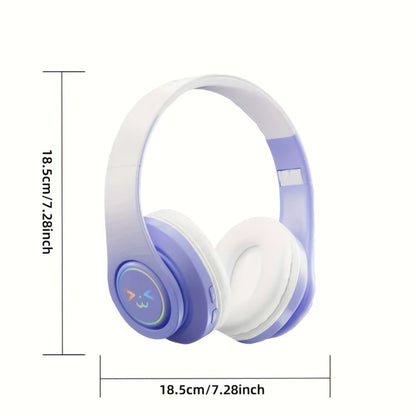 Noise Cancelling Wireless Bluetooth Headphones Over-Ear Bluetooth 5.3 Foldable Portable Headset for an Everyday Personal Care Routine