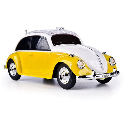 Fuzix WS-1958 Vintage Car Bluetooth Speaker with LED Headlights & Taillights | Retro Wireless Stereo, FM Radio, AUX/USB/TF, Built-in Mic