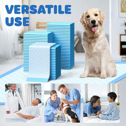 XL Dog Pee Pads 100-Count – Extra Large 28”x34” Disposable Puppy Training Pads | Super Absorbent, Leak-Proof & Odor Control | Potty Pads