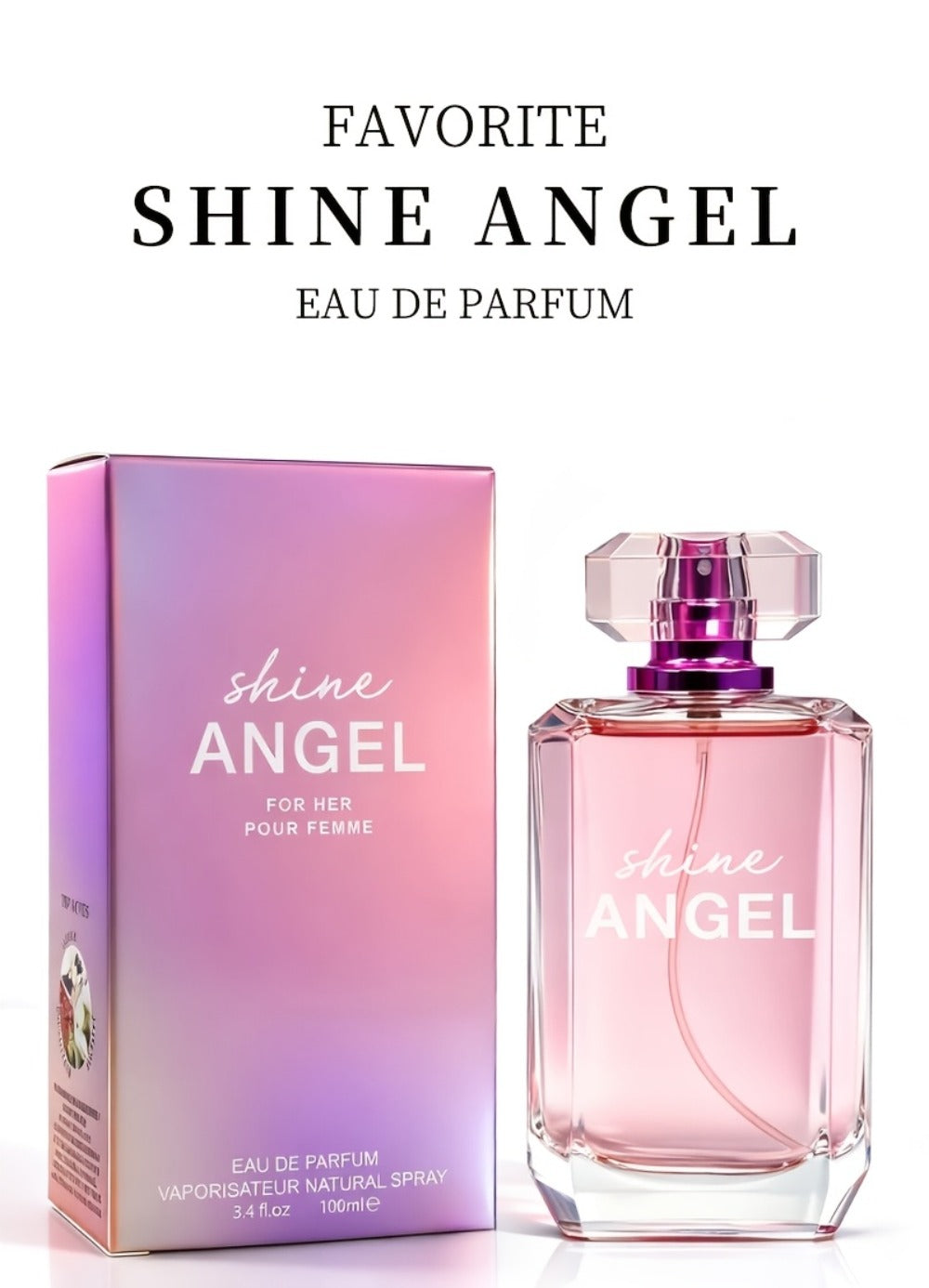 Floral Gourmand Perfume for Women Eau de Parfum 3.4oz Vanilla Jasmine Red Berries EDP Spray for Bath Time, Home Spa and Personal Care