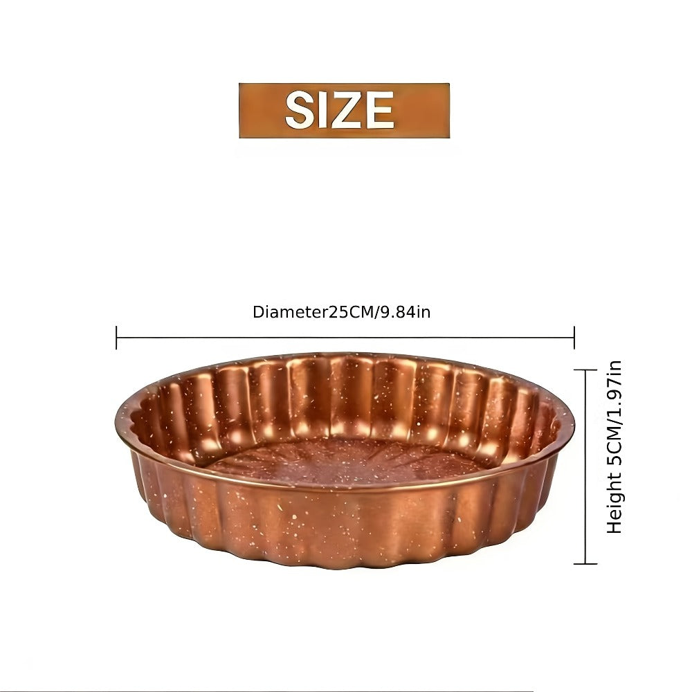 Round Non-Stick Cake Mold Baking Pan Carbon Steel Easy Release Home Baking Tool for Layer for Entryways, Bedrooms and Living Spaces
